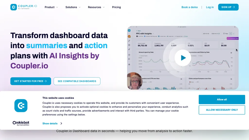 AI Insights by Coupler.io 官网截图
