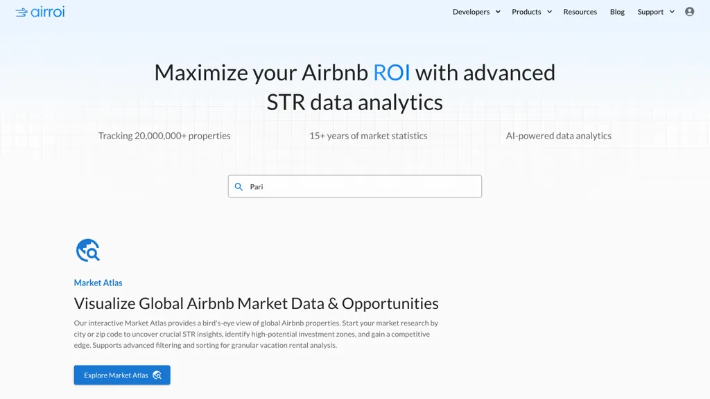 AirROI 官网截图