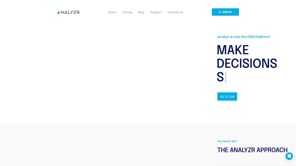 Analyzr 官网截图