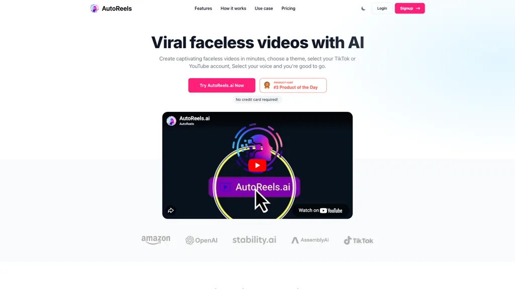 AutoReels.ai 工具截图
