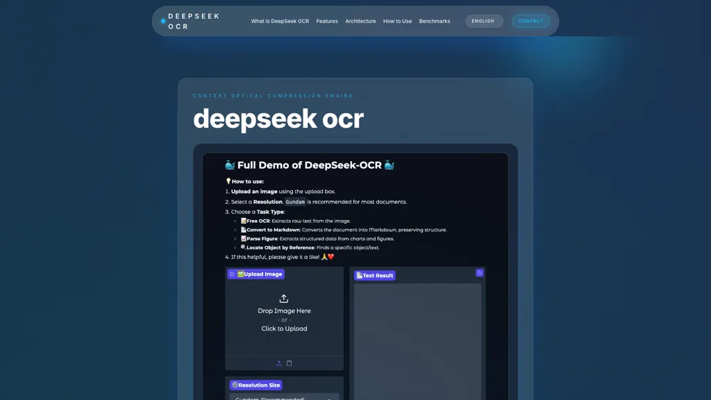 deepseekocr.io 官网截图