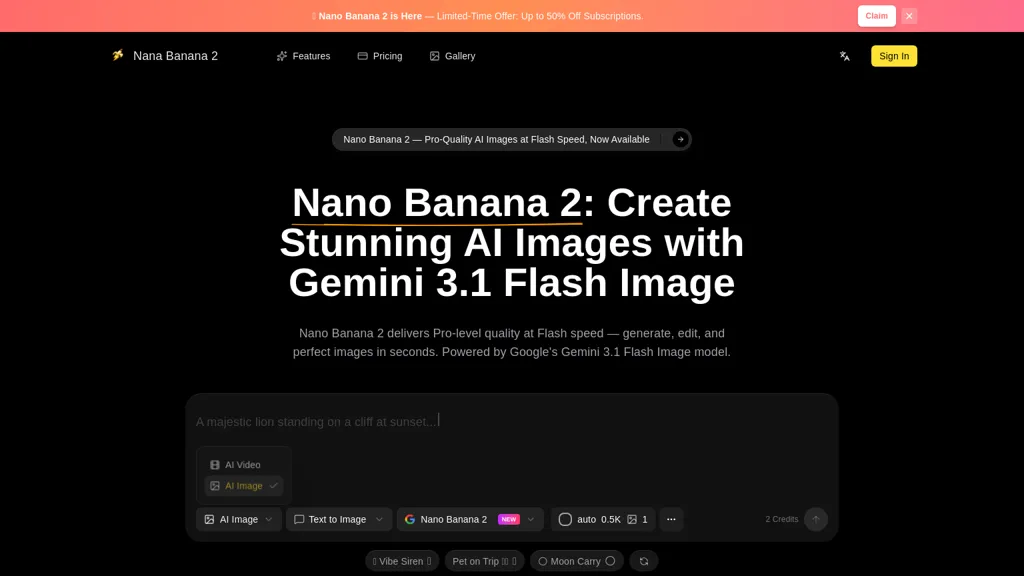 NanaBanana2Flash 工具截图