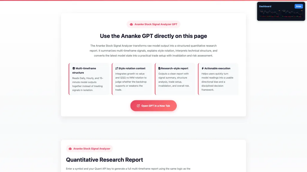 Quantum Trading Research 官网截图