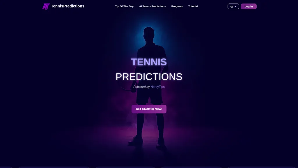 Tennis Predictions 官网截图